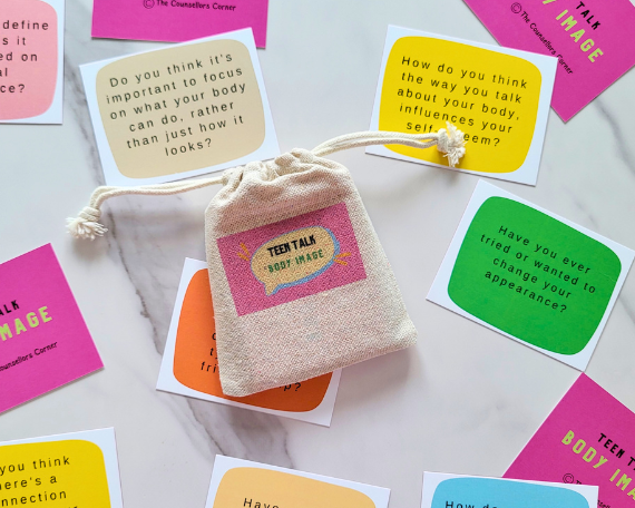 Body Image Teen Talk Conversation Cards