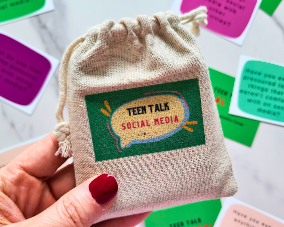Social Media Teen Talk Conversation Cards