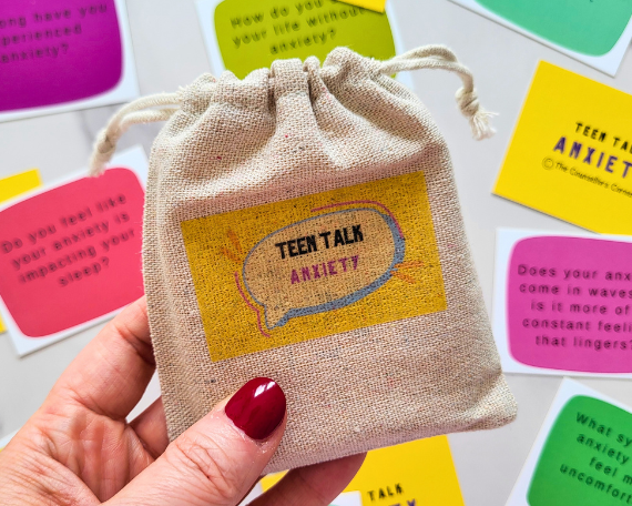 Anxiety Teen Talk Conversation Cards