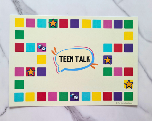 Teen Talk Game Board