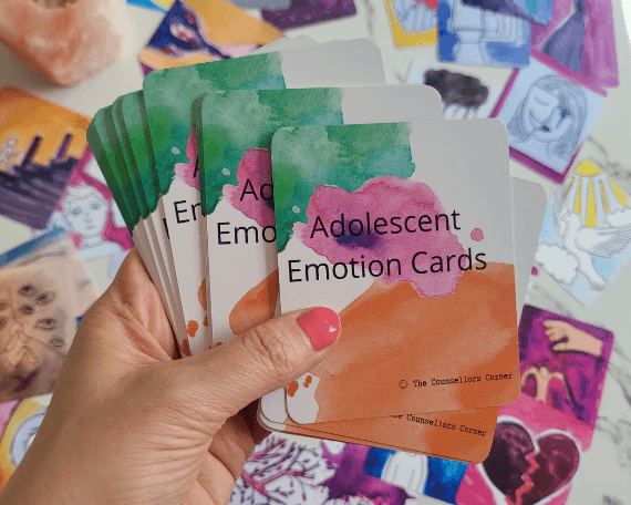 Adolescent Emotion Cards - The Counsellors Corner