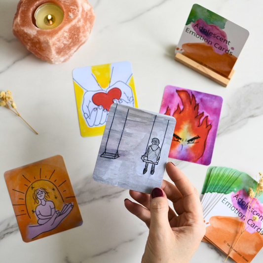 Using Art-Based Emotion Cards with Young People in Therapy