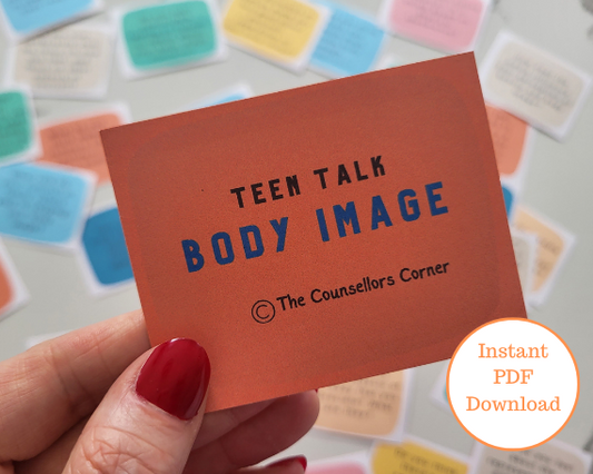 Teen Talk Body Image Digital Download Conversation Cards